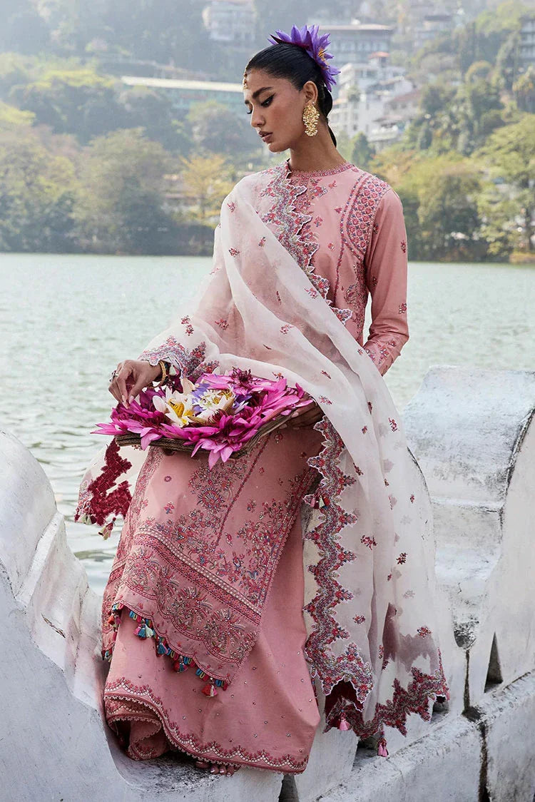 Picture of Hussain Rehar - Eid Luxury Lawn Collection - 07 Peaar - Unstitched - Available at Raja Sahib