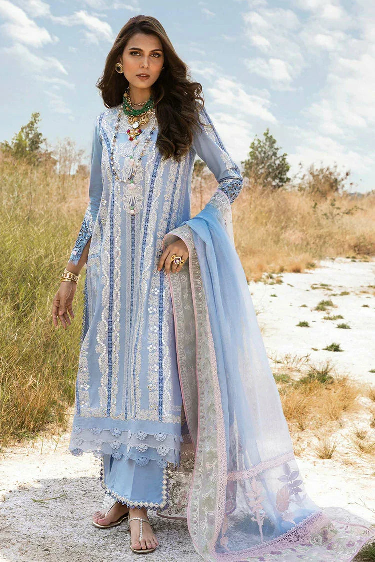 Picture of Saira Shakira - Luxury Lawn Collection - 5A NADINE-A - Unstitched - Available at Raja Sahib