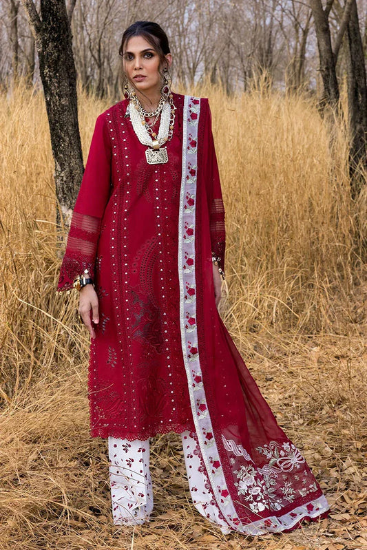 Picture of Saira Shakira - Luxury Lawn Collection - 8A SHAMS-A - Unstitched - Available at Raja Sahib