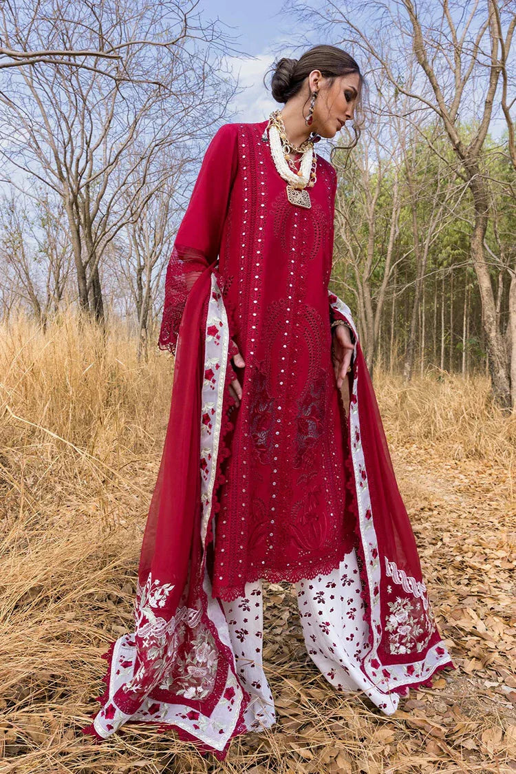 Picture of Saira Shakira - Luxury Lawn Collection - 8A SHAMS-A - Unstitched - Available at Raja Sahib
