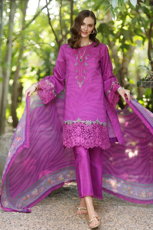 Picture of Noor by Saadia Asad - Noor Eid Luxe Printedkari Ramadan Edit - Design 1A - Unstitched - Available at Raja Sahib