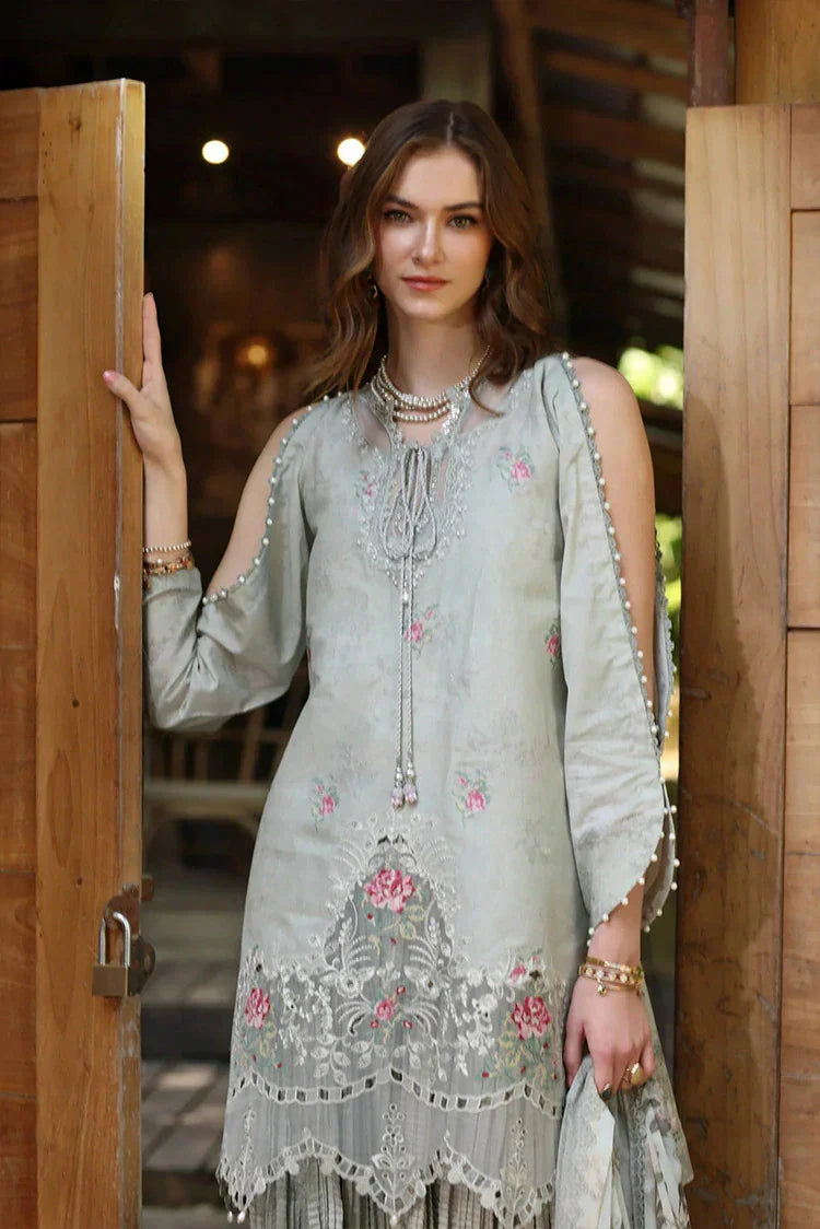 Picture of Noor by Saadia Asad - Noor Eid Luxe Printedkari Ramadan Edit - Design 2A - Unstitched - Available at Raja Sahib