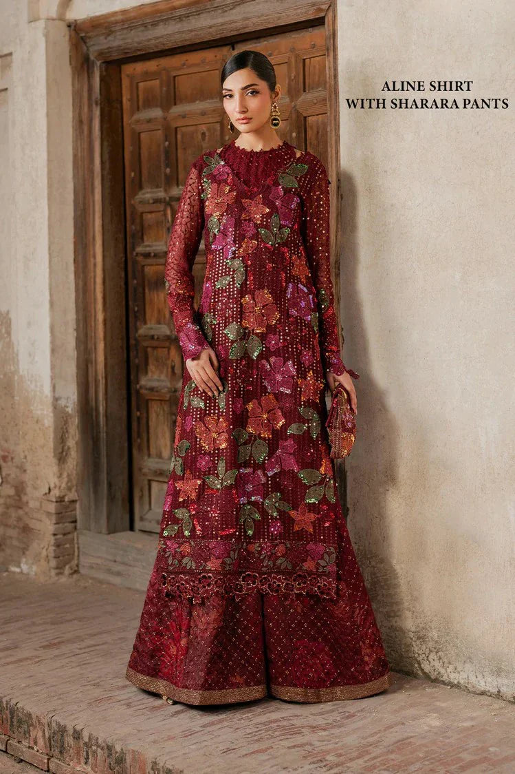 Picture of Iznik - Luxury Handwork Chiffon Collection - ILC-05 Embroidered Chiffon - Unstitched - Available at Raja Sahib