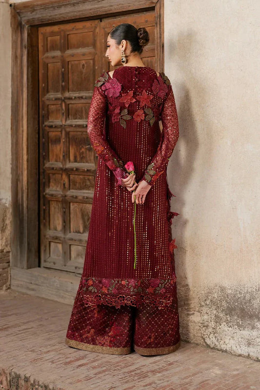 Picture of Iznik - Luxury Handwork Chiffon Collection - ILC-05 Embroidered Chiffon - Unstitched - Available at Raja Sahib