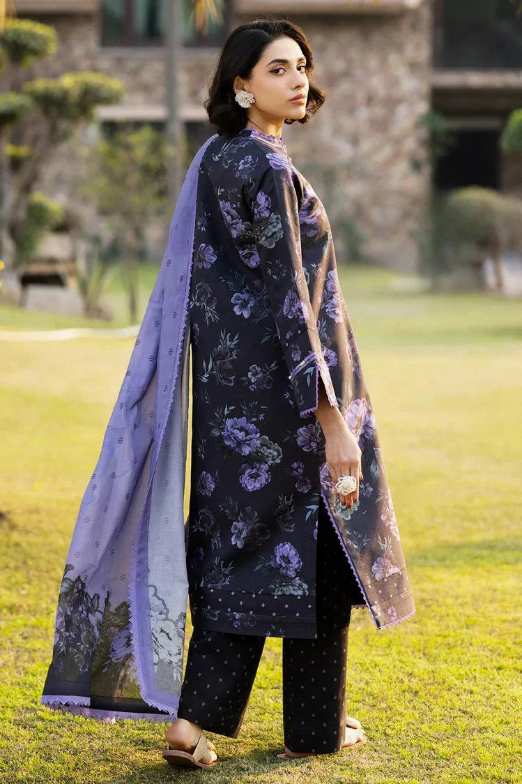 Picture of Alizeh - Sheen Printed Lawn Eid Edit Vol 3 - 02- BLUEBELL - Unstitched - Available at Raja Sahib