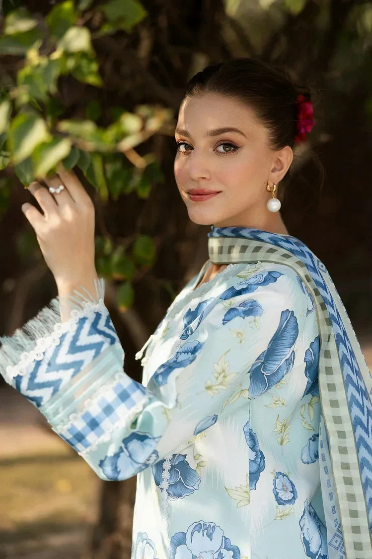 Picture of Alizeh - Sheen Printed Lawn Eid Edit Vol 3 - 05- LAYA - Unstitched - Available at Raja Sahib