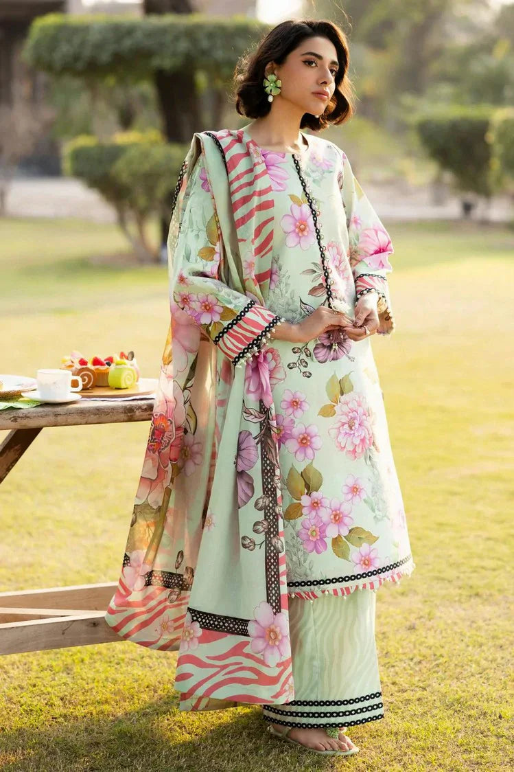 Picture of Alizeh - Sheen Printed Lawn Eid Edit Vol 3 - 08- CLEO - Unstitched - Available at Raja Sahib