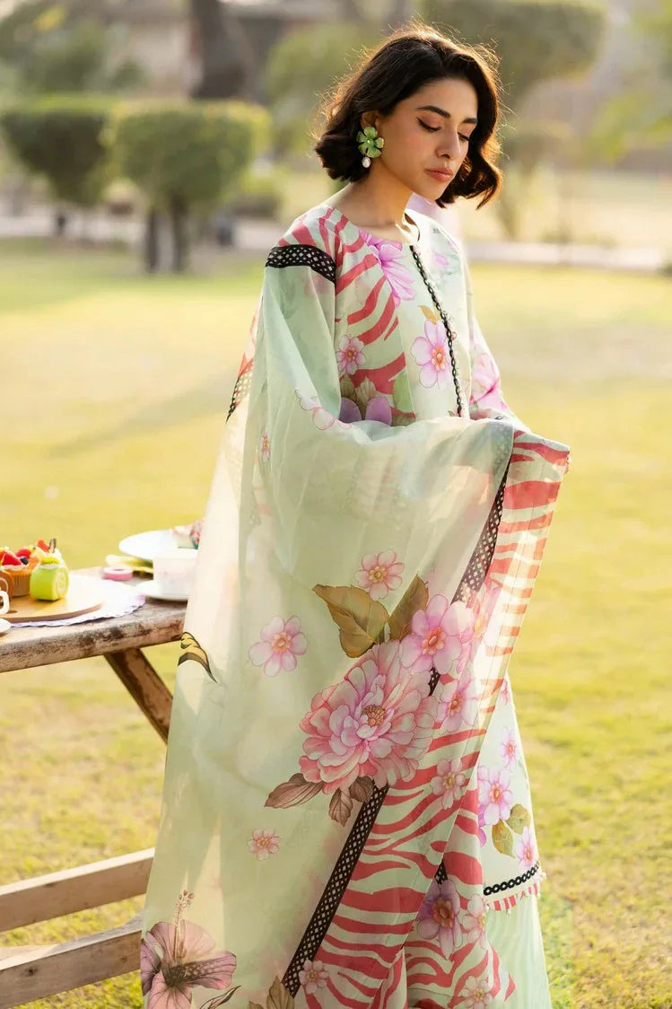 Picture of Alizeh - Sheen Printed Lawn Eid Edit Vol 3 - 08- CLEO - Unstitched - Available at Raja Sahib