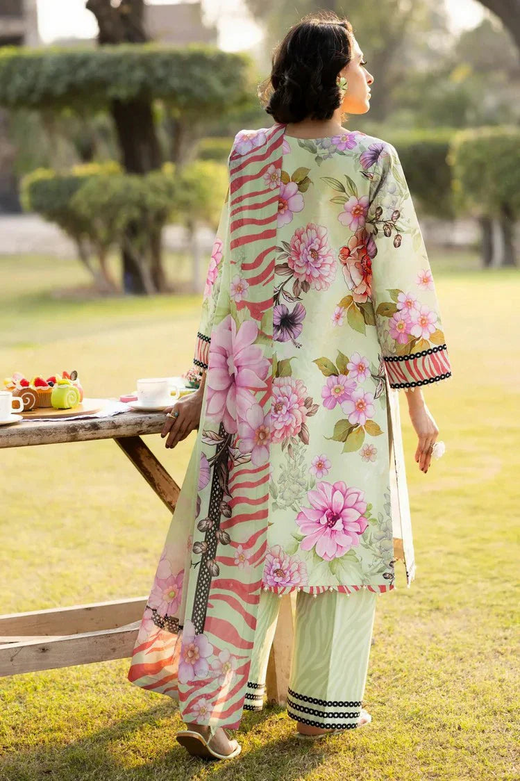 Picture of Alizeh - Sheen Printed Lawn Eid Edit Vol 3 - 08- CLEO - Unstitched - Available at Raja Sahib