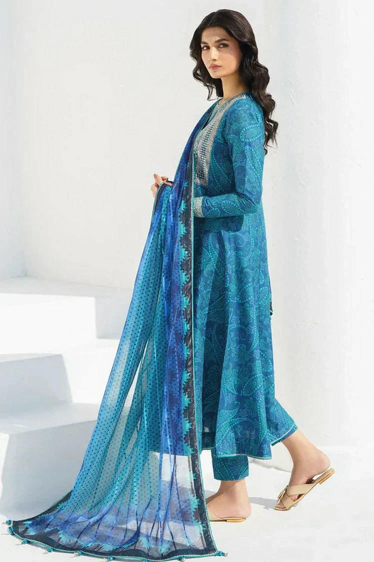 Picture of Jazmin - Online Summer Drop II - Embroidered Lawn USE-9017 - Unstitched - Available at Raja Sahib