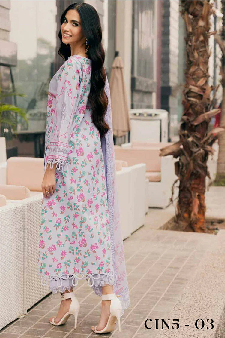 Picture of Charizma - Infinity Embroidered Printed Lawn Collection - CIN5-03 - Unstitched - Available at Raja Sahib