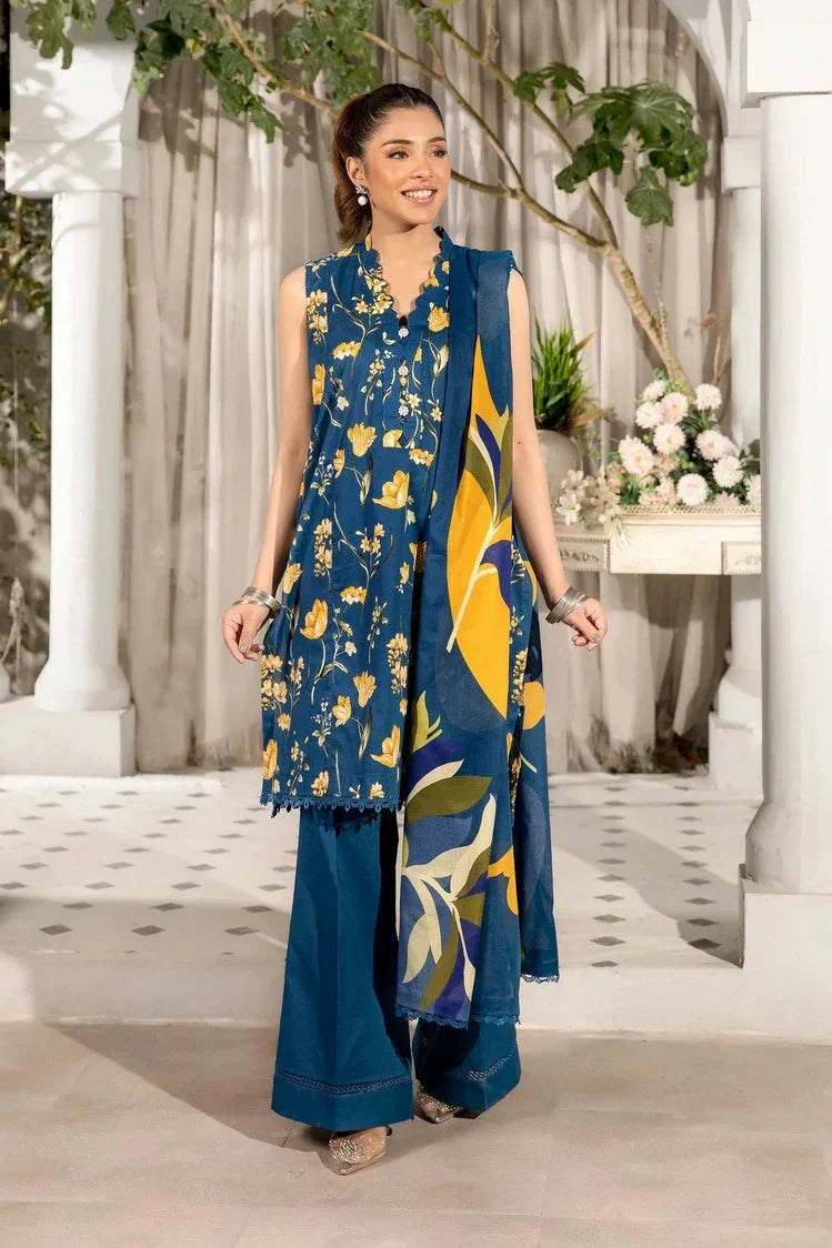 Picture of Maria B - Prints By M Basics - MB-ELHV1-09 - Unstitched - Available at Raja Sahib