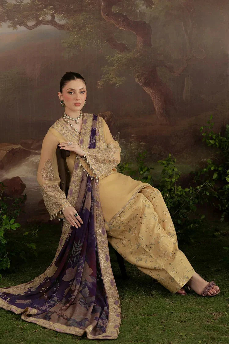 Picture of Nureh - Amaya Embroidered & Printed Chiffon Collection Vol 2 - AM-14 - Unstitched - Available at Raja Sahib