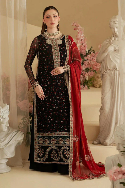 Picture of Nureh - Amaya Embroidered & Printed Chiffon Collection Vol 2 - AM-18 - Unstitched - Available at Raja Sahib