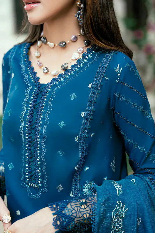 Picture of Qalamkar - Luxury Lawn Eid Edit - SB-11 Noray - Unstitched - Available at Raja Sahib