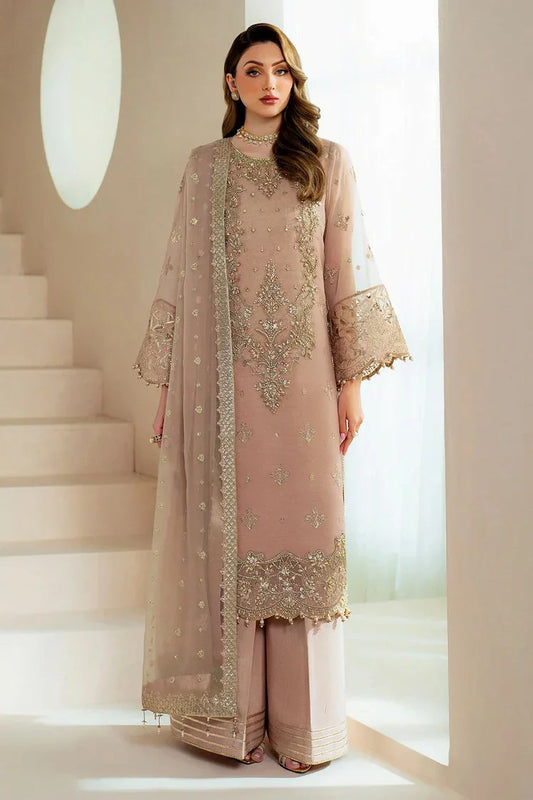 Picture of Alizeh - Aymal Luxury Festive Bamber Chiffon Collection - AF-BHM-4043-Jade - Unstitched - Available at Raja Sahib