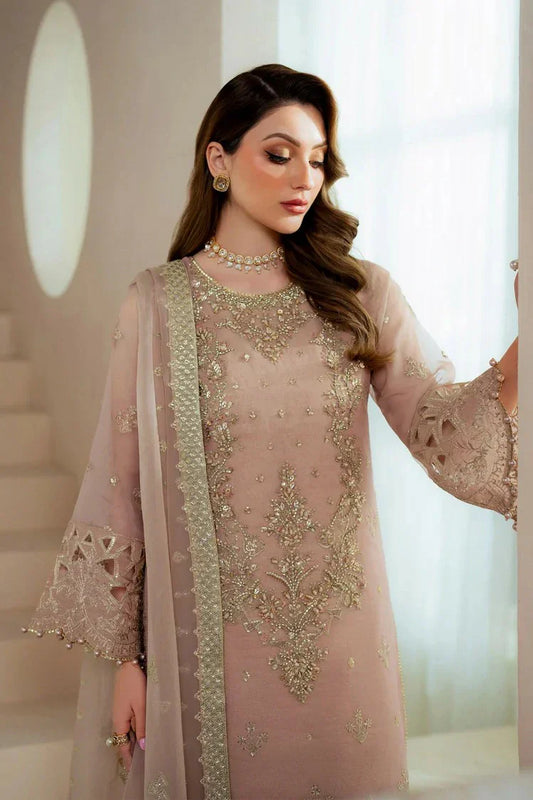 Picture of Alizeh - Aymal Luxury Festive Bamber Chiffon Collection - AF-BHM-4043-Jade - Unstitched - Available at Raja Sahib