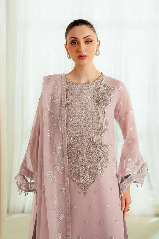 Picture of Alizeh - Aymal Luxury Festive Bamber Chiffon Collection - AF-BHM-4045-Sira - Unstitched - Available at Raja Sahib