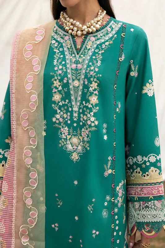 Picture of Qalamkar - Qlinekari Embroidered Summer Collection - DC-08 Elida - Unstitched - Available at Raja Sahib