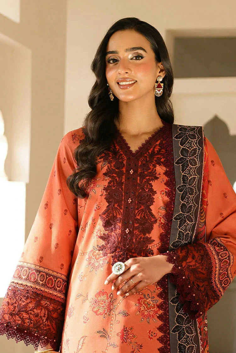Picture of Asim Jofa - Lawn Emb Combine Book 1 - AJUBF-43 PRINTED EMBROIDERED LAWN 3 PCS - Unstitched - Available at Raja Sahib