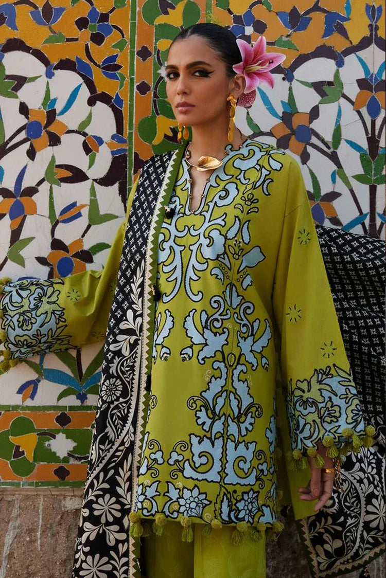 Picture of Elan - Lawn Collection - EL25-03A SOLENE A - Unstitched - Available at Raja Sahib