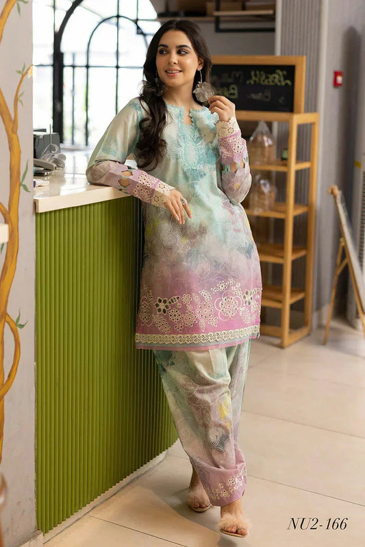 Picture of Nureh - Ballerina Embroidered Chikankari 2 Piece Collection - NU2-166 - Unstitched - Available at Raja Sahib