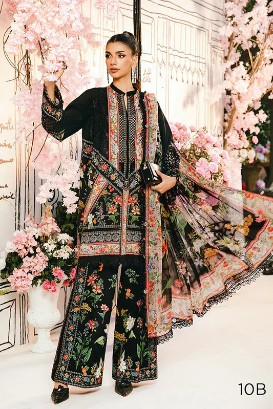 Picture of Maria B - M Prints Eid Edit Vol 2 - MPT-10B - Unstitched - Available at Raja Sahib