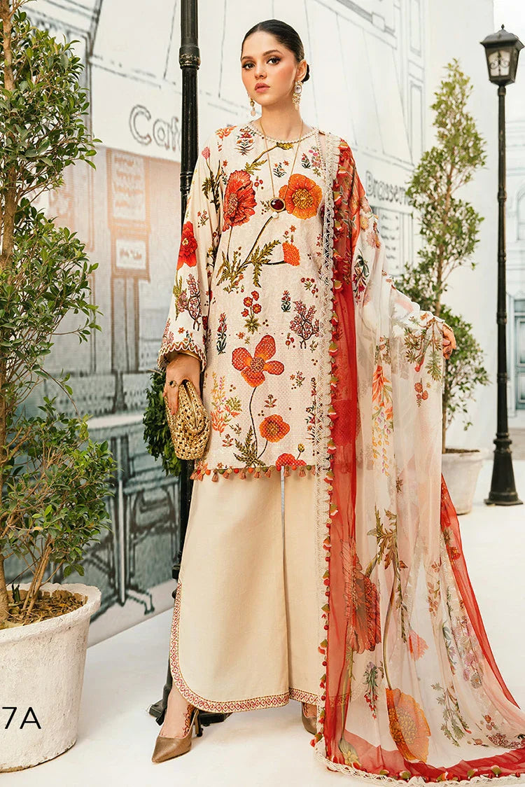 Picture of Maria B - M Prints Eid Edit Vol 2 - MPT-07A - Unstitched - Available at Raja Sahib