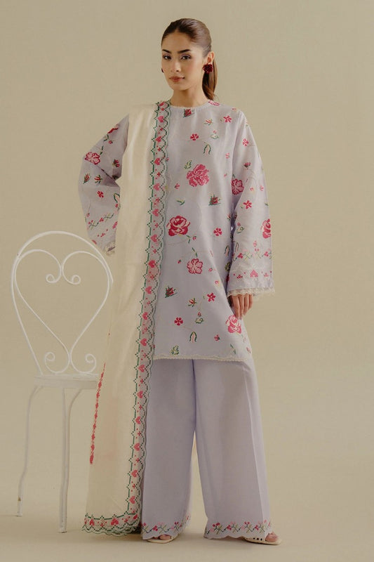 Zara Shahjahan - Coco Lawn Collection Drop 2 - ZUFRA-6B - Unstitched