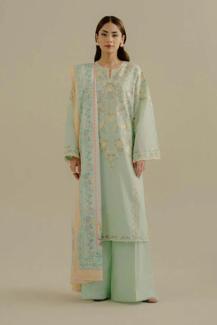 Picture of Zara Shahjahan - Coco Lawn Collection Drop 2 - VELIN-7A - Unstitched - Available at Raja Sahib