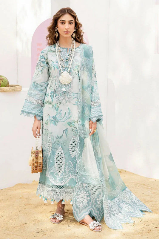 Picture of Nureh - Gardenia Embroidered Chikankari Lawn Collection Vol 4 - NSG-187 - Unstitched - Available at Raja Sahib
