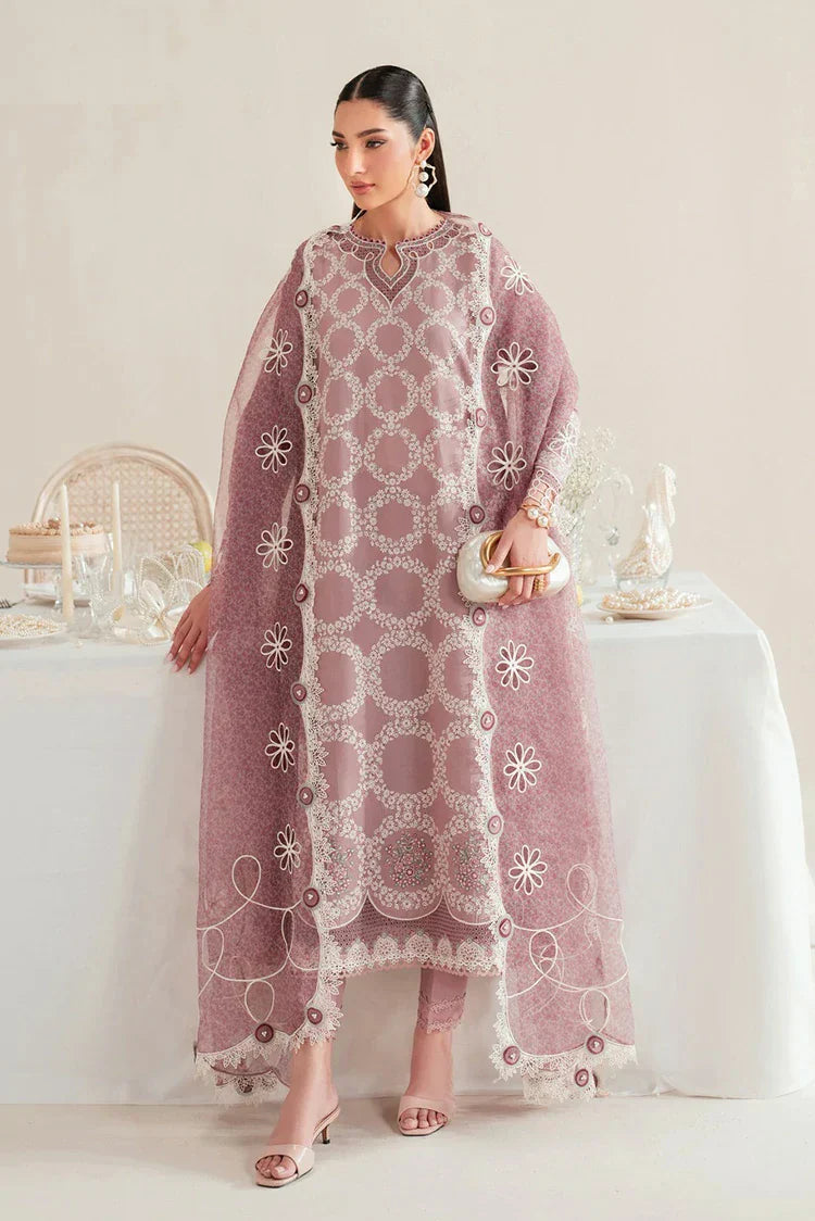 Picture of Jazmin - Iris Luxury Lawn Eid Collection - Design 10 - Unstitched - Available at Raja Sahib