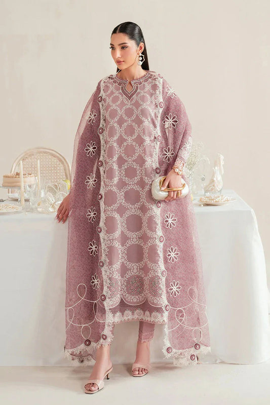 Picture of Jazmin - Iris Luxury Lawn Eid Collection - Design 10 - Unstitched - Available at Raja Sahib