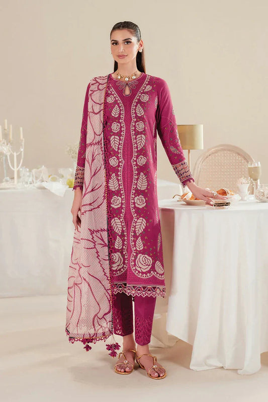 Picture of Jazmin - Iris Luxury Lawn Eid Collection - Design 05 - Unstitched - Available at Raja Sahib
