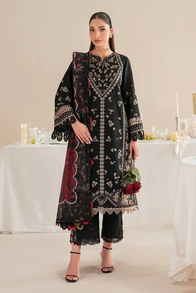 Picture of Jazmin - Iris Luxury Lawn Eid Collection - Design 07 - Unstitched - Available at Raja Sahib