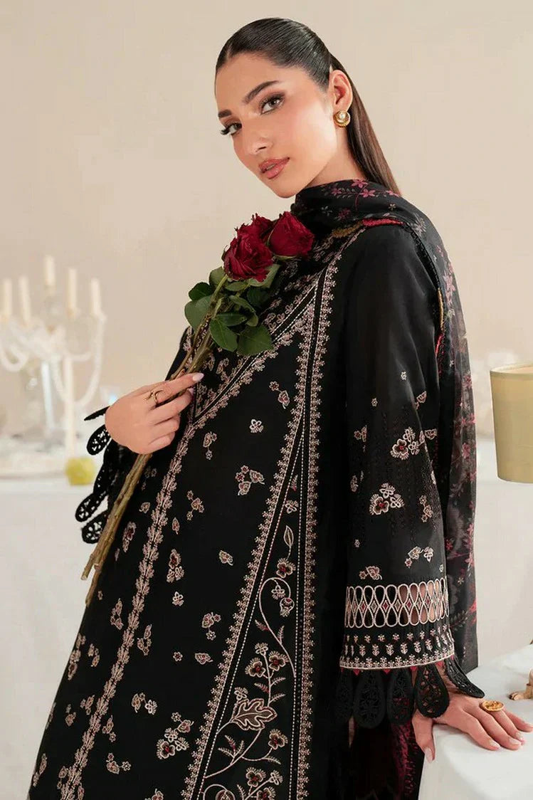 Picture of Jazmin - Iris Luxury Lawn Eid Collection - Design 07 - Unstitched - Available at Raja Sahib