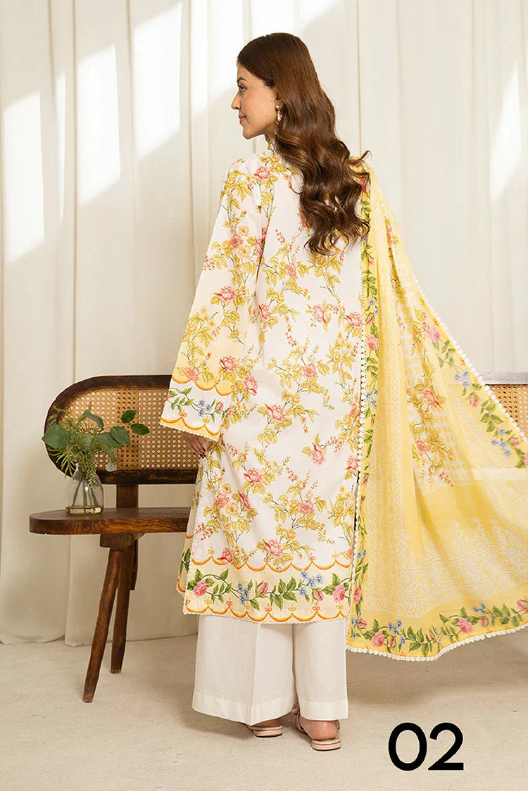 Picture of Zara Shahjahan - Sule Lawn Collection Vol 1 - Design-02 - Unstitched - Available at Raja Sahib