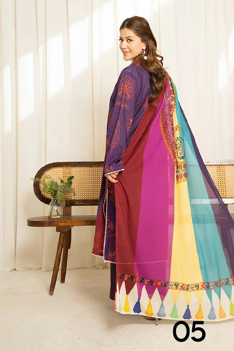 Picture of Zara Shahjahan - Sule Lawn Collection Vol 1 - Design-05 - Unstitched - Available at Raja Sahib