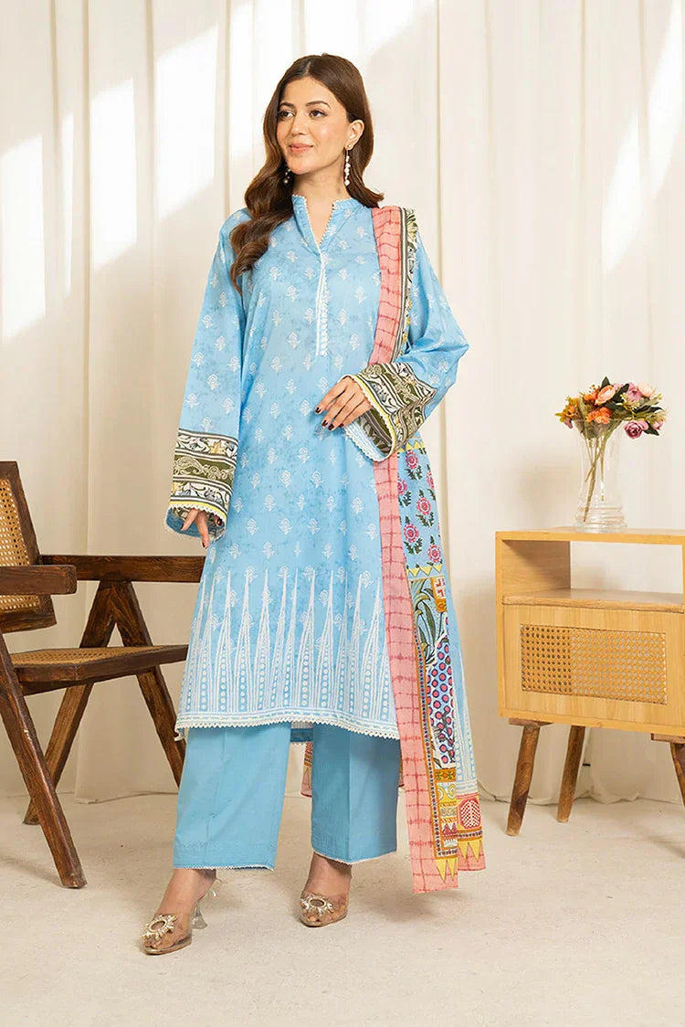 Picture of Zara Shahjahan - Sule Lawn Collection Vol 1 - Design-08 - Unstitched - Available at Raja Sahib