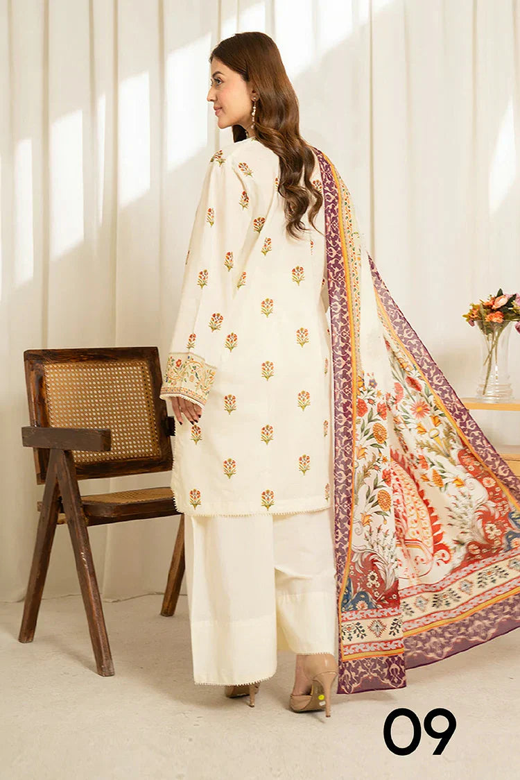 Picture of Zara Shahjahan - Sule Lawn Collection Vol 1 - Design-09 - Unstitched - Available at Raja Sahib