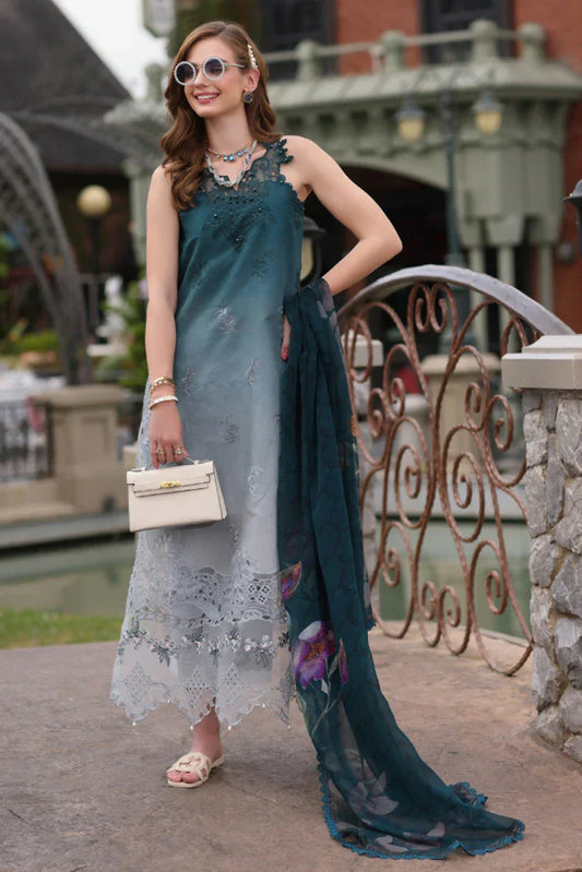 Picture of Noor by Saadia Asad - Noor Eid Luxe Chikankari Collection - Design 10 - Unstitched - Available at Raja Sahib