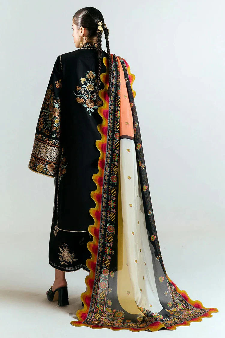 Picture of Hussain Rehar - Jugnu Spring Summer Edit 2 - 01 Gulbar - Unstitched - Available at Raja Sahib