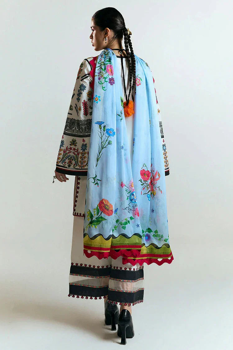 Picture of Hussain Rehar - Jugnu Spring Summer Edit 2 - 02 Tiya - Unstitched - Available at Raja Sahib