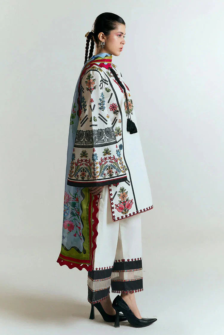 Picture of Hussain Rehar - Jugnu Spring Summer Edit 2 - 02 Tiya - Unstitched - Available at Raja Sahib