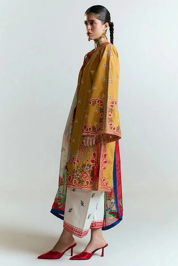 Picture of Hussain Rehar - Jugnu Spring Summer Edit 2 - 04 Tanim - Unstitched - Available at Raja Sahib