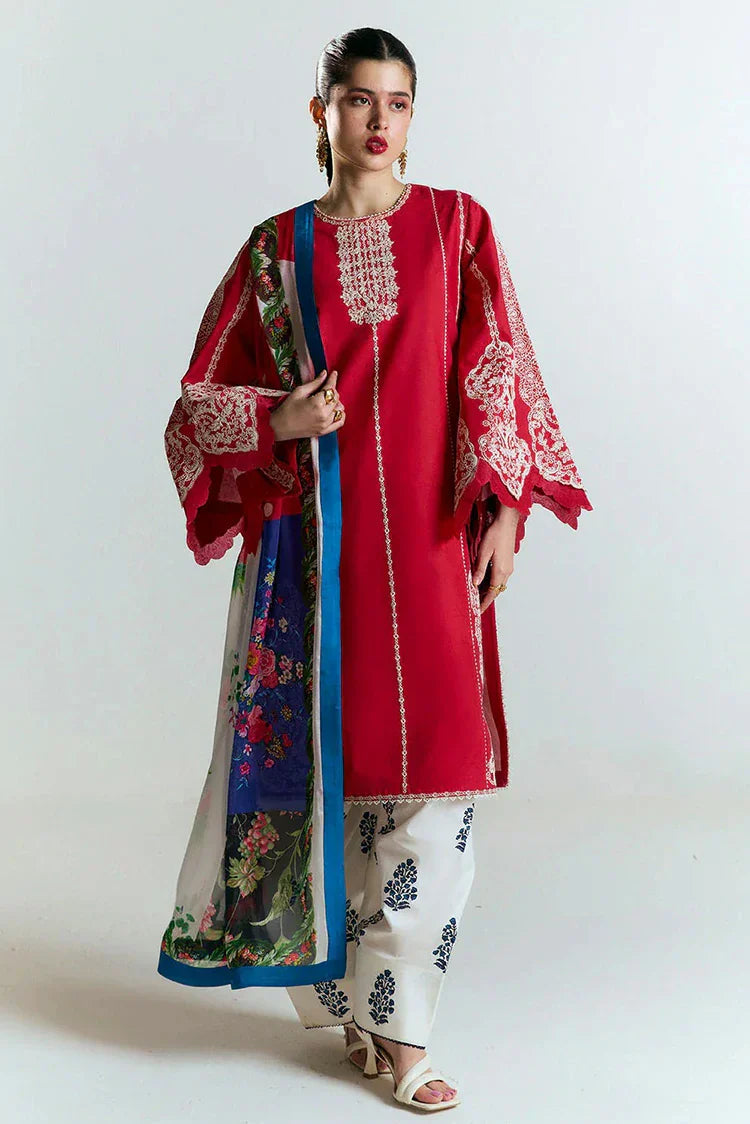 Picture of Hussain Rehar - Jugnu Spring Summer Edit 2 - 08 Ahiti - Unstitched - Available at Raja Sahib