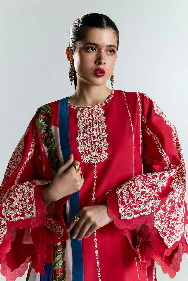 Picture of Hussain Rehar - Jugnu Spring Summer Edit 2 - 08 Ahiti - Unstitched - Available at Raja Sahib