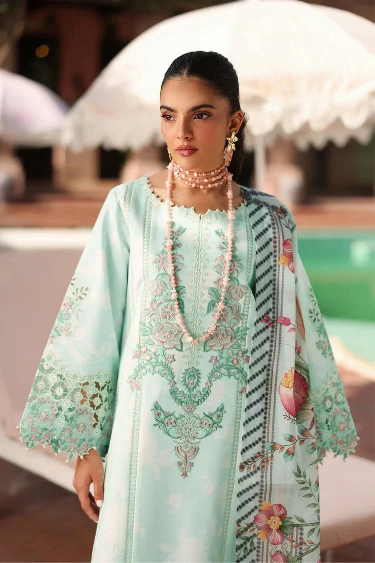 Picture of Alizeh - Embroidered Printed Festive Lawn Edit - 01-MIREGA - Unstitched - Available at Raja Sahib