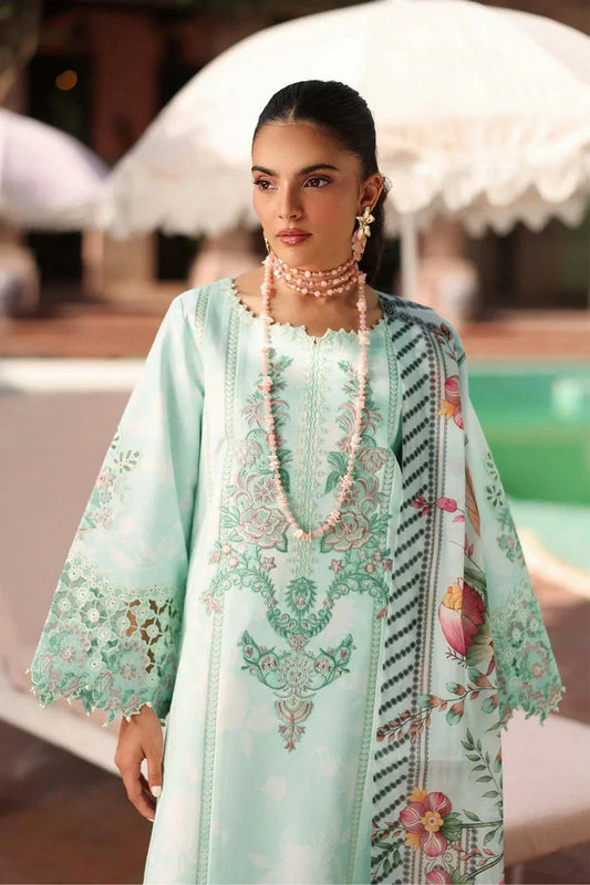 Picture of Alizeh - Embroidered Printed Festive Lawn Edit - 01-MIREGA - Unstitched - Available at Raja Sahib