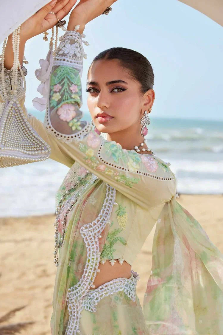 Picture of Maria B - Eid Ul Azha Luxury Lawn Collection - EL25-04 - Unstitched - Available at Raja Sahib